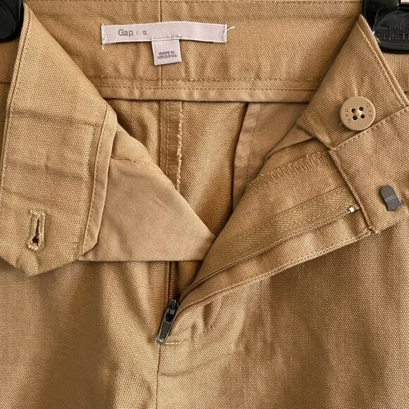 NWT GAP Light Brown Khaki Canvas Shorts - Picture 6 of 7
